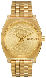 Nixon The Time Teller Żółte złoto/Stal w odcieniu złota Ø37 mm A0452710-00
