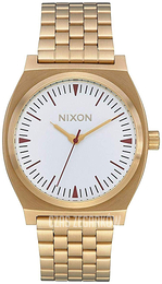 Nixon The Time Teller Biały/Stal w odcieniu złota Ø37 mm A0453004-00