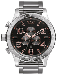 Nixon The 51-30 Czarny/Stal Ø51 mm A0832064