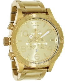 Nixon The 51-30 Chrono Żółte złoto/Stal w odcieniu złota Ø51 mm A083502-00