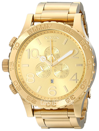 Nixon The 51-30 Żółte złoto/Stal w odcieniu złota Ø51 mm A083502