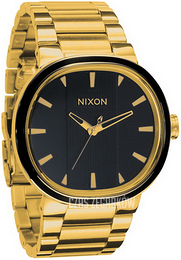 Nixon Czarny/Stal w odcieniu złota Ø45 mm A090510-00
