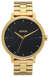 Nixon The Kensington Czarny/Stal w odcieniu złota Ø37 mm A0992042-00