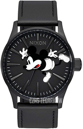 Nixon The Sentry Czarny/Skóra Ø42 mm A105-3093-00