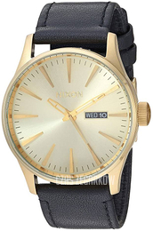 Nixon The Sentry Szampański/Skóra Ø42 mm A105510