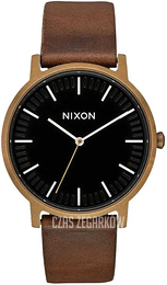 Nixon The Porter Czarny/Skóra Ø40 mm A1058-3053-00