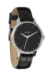 Nixon The Kensington Leather Czarny/Skóra Ø37 mm A1081392-00