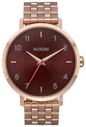 Nixon Brązowy/Stal w kolorze różowego złota Ø38 mm A10902617-00