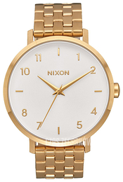 Nixon Biały/Stal w odcieniu złota Ø38 mm A1090504-00