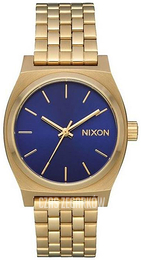 Nixon The Time Teller Niebieski/Stal w odcieniu złota Ø31 mm A11302811-00