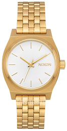 Nixon The Time Teller Biały/Stal w odcieniu złota A1130504-00