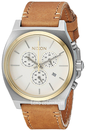 Nixon The Time Teller Kremowy/Skóra A11642548-00