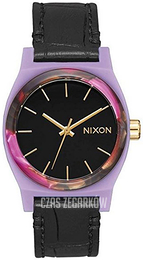 Nixon The Time Teller Czarny/Skóra Ø31 mm A11722708-00