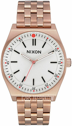 Nixon Biały/Stal w kolorze różowego złota Ø39 mm A1186-2761