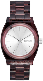 Nixon The Time Teller Srebrny/Żywica z tworzywa sztucznego Ø31 mm A1214200-00