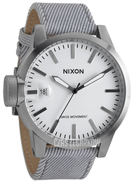 Nixon Biały/Tkanina Ø48 mm A127850-00