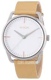Nixon The Mellor Biały/Skóra Ø36 mm A129160300-00