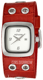 Nixon The Mini GTO Biały/Skóra Ø31 mm A220841-00