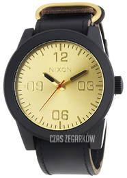 Nixon The Corporal Żółte złoto/Skóra Ø48 mm A243010-00