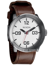 Nixon The Corporal Biały/Skóra Ø48 mm A2431113-00