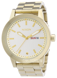 Nixon The Spur Biały/Stal w odcieniu złota Ø42 mm A2631219-00