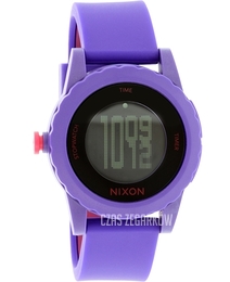 Nixon Plastic Analog Czarny/Guma Ø44 mm A326230-00