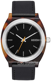 Nixon The Time Teller Czarny/Skóra Ø40 mm A3272699-00