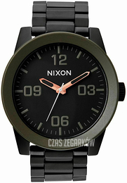 Nixon The Corporal Czarny/Stal Ø48 mm A346-1530-00