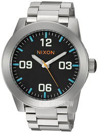 Nixon The Corporal Czarny/Stal Ø48 mm A3462336-00