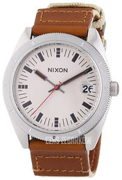 Nixon The Rover Srebrny/Skóra Ø42 mm A3551430
