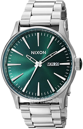 Nixon The Sentry Zielony/Stal Ø42 mm A356-1696