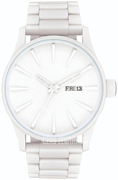 Nixon The Sentry Biały/Stal Ø42 mm A356126