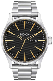 Nixon The Sentry Czarny/Stal Ø42 mm A3562730-00