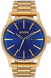 Nixon The Sentry Niebieski/Stal w odcieniu złota Ø42 mm A3562735-00