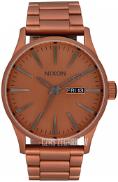 Nixon The Sentry Brązowy/Stal Ø42 mm A3563165-00