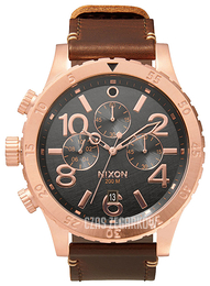 Nixon The 48-20 Szary/Skóra Ø48 mm A3632001-00