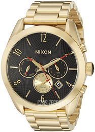 Nixon Czarny/Stal w odcieniu złota Ø42 mm A366510-00