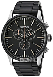 Nixon The Sentry Czarny/Stal Ø42 mm A3862541-00
