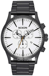 Nixon The Sentry Biały/Stal Ø42 mm A386756-00