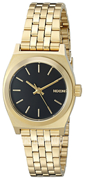 Nixon The Time Teller Czarny/Stal w odcieniu złota Ø26 mm A399513-00