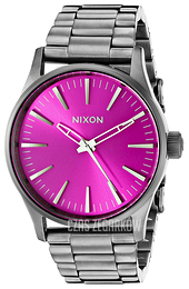 Nixon The Sentry Różowy/Stal Ø38 mm A4502096-00
