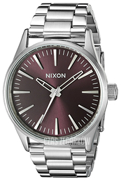 Nixon The Sentry Purpurowy/Stal Ø38 mm A4502157-00