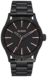 Nixon The Time Teller Czarny/Stal Ø38 mm A450957-00