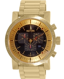 Nixon Czarny/Stal w odcieniu złota Ø48 mm A457510-00