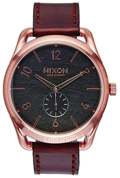 Nixon Czarny/Skóra Ø45 mm A4651890-00