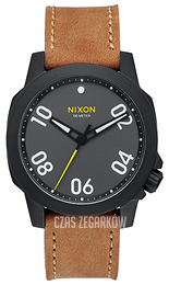 Nixon Szary/Skóra Ø40 mm A4712093-00