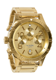 Nixon The 48-20 Chrono Żółte złoto/Stal w odcieniu złota Ø48 mm A486502-00