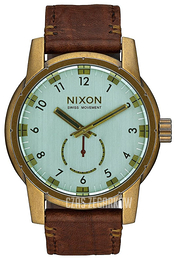 Nixon The 42-20 Zielony/Skóra Ø42 mm A9382223-00
