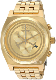 Nixon The Time Teller Żółte złoto/Stal w odcieniu złota Ø39 mm A972SW-2378-00