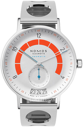 Nomos Glashütte Autobahn Srebrny/Stal Ø41 mm N-1301.S1